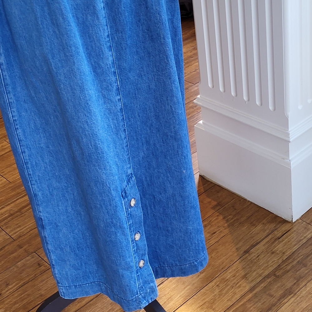 Gotcha Covered Vintage Midi Denim Skirt Large (Vtg Size 14) - Picture 7 of 13